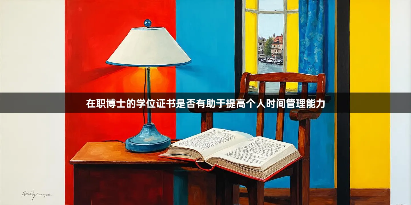 在职博士的学位证书是否有助于提高个人时间管理能力