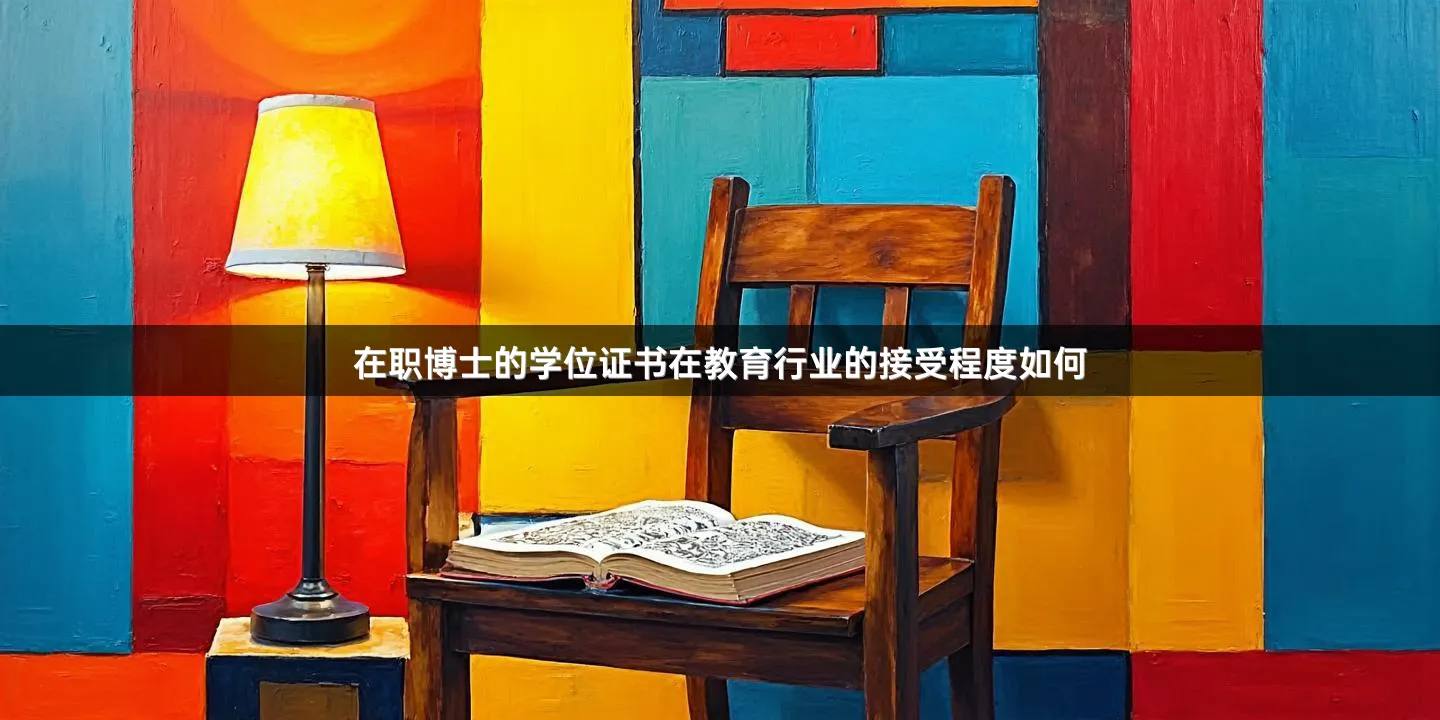 在职博士的学位证书在教育行业的接受程度如何