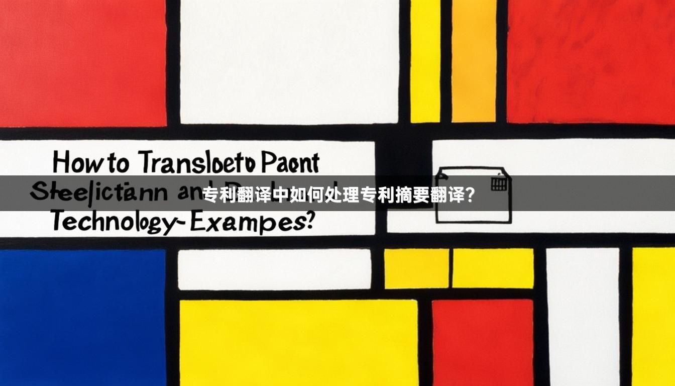 专利翻译中如何处理专利摘要翻译？