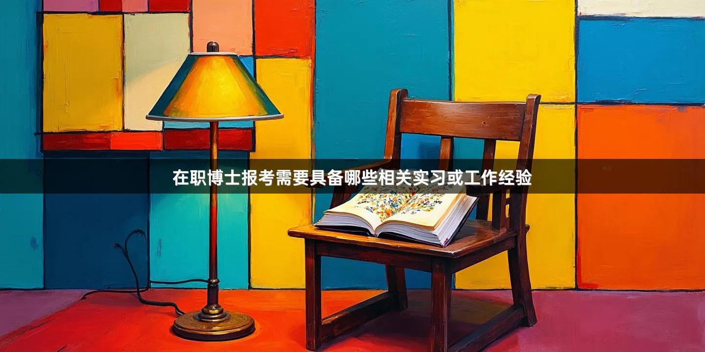 在职博士报考需要具备哪些相关实习或工作经验