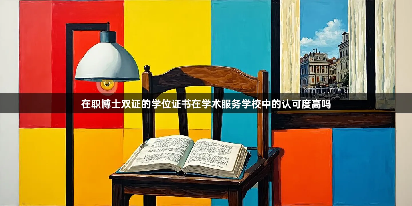 在职博士双证的学位证书在学术服务学校中的认可度高吗