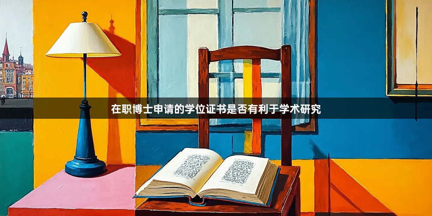 在职博士申请的学位证书是否有利于学术研究