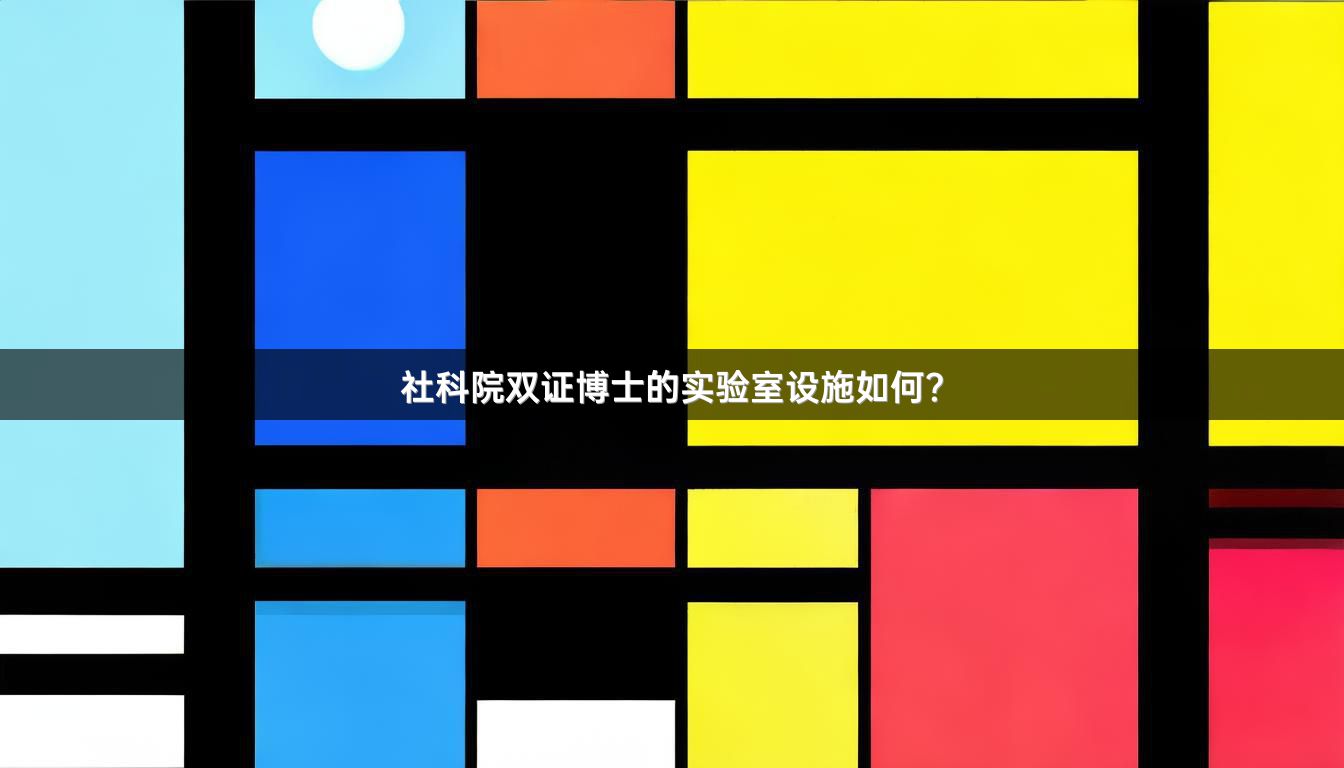 社科院双证博士的实验室设施如何？